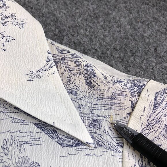 McGregor Hawaiian Camp Shirt Mens Medium USA Made Italian Countryside 50s 60s - Picture 4 of 12